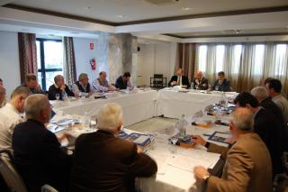 Imaxe da reunión da Comisión Delegada celebrada en Ourense en decembro de 2011. Foto de arquivo.